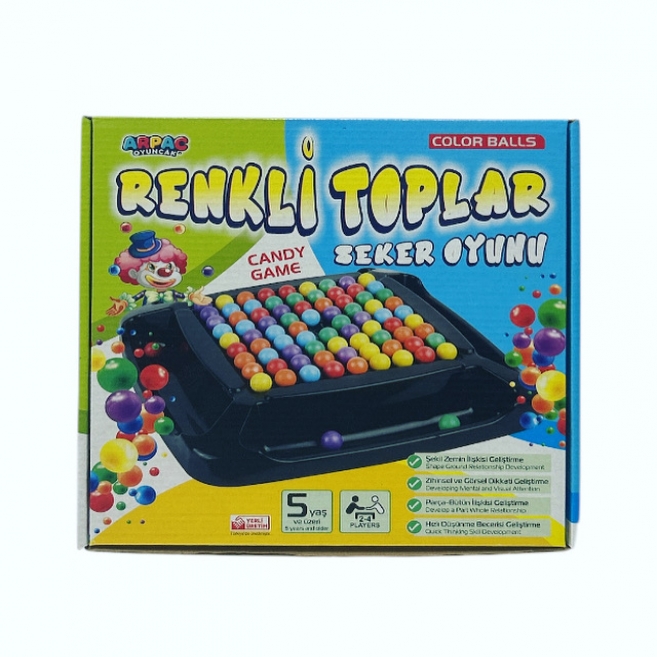 Renkli toplar şeker oyunu arp 017