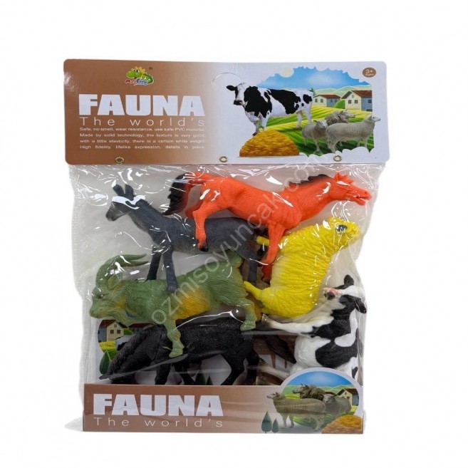 6 lı çiftlik hayvanları büyük brs 8607-1