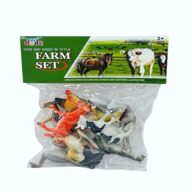 12 parça çiftlik hayvan seti shr 714-12