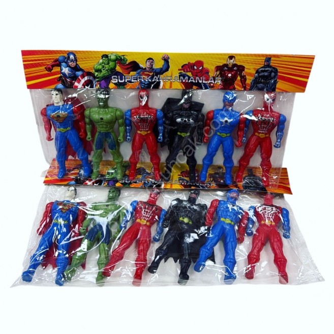 6 lı süper kahramanlar ışıklı şfk 012