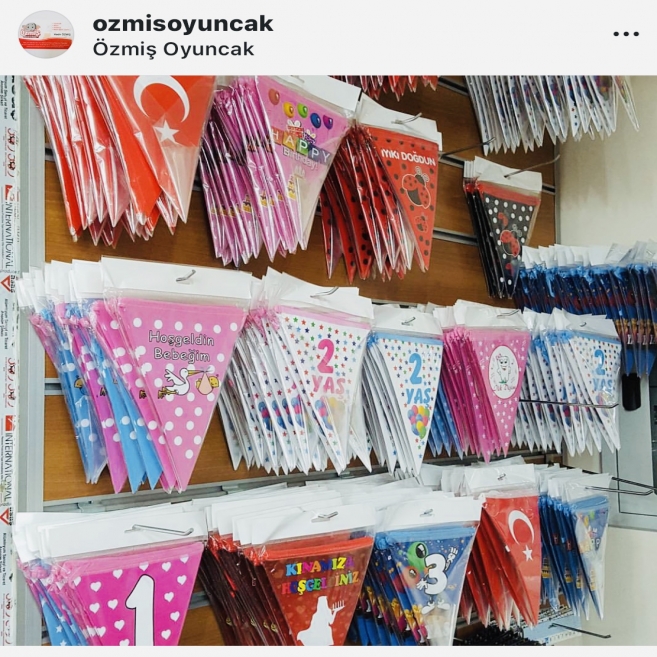 Doğum günü flamaları ucz