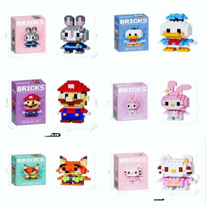 Bricks lego muhtelif 6 model