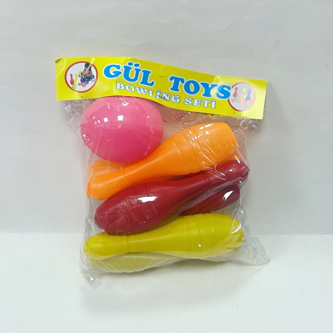 Poşette bowling set gül 001