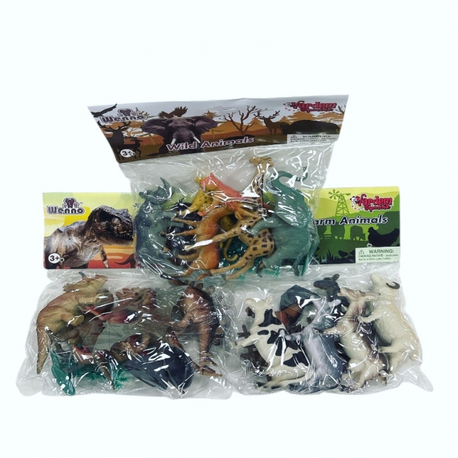 10 parça muhtelif hayvan setleri vrd 7141