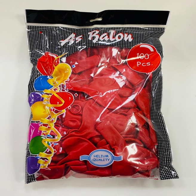 Kalpli balon kırmızı