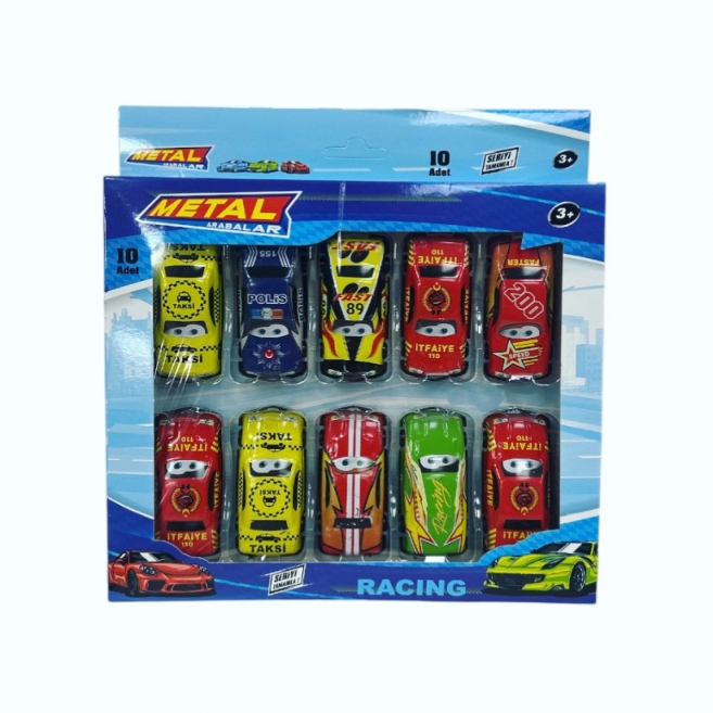 10 lu metal araba brn 8114