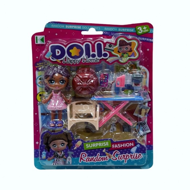 Doll bebekli ev set pre 9011
