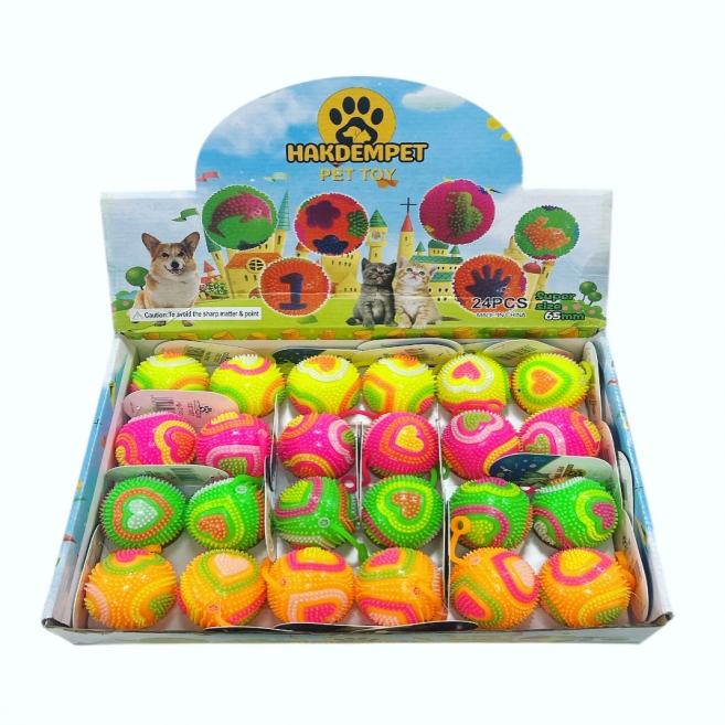 Kalp ışıklı vinil yoyo top hg 3181/ adet fiyatı 30₺