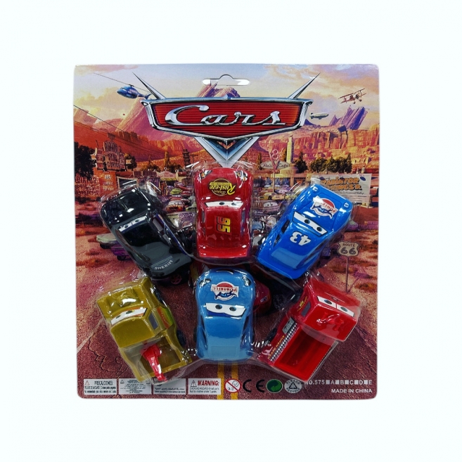 6 lı çekbırak cars set özm 575A