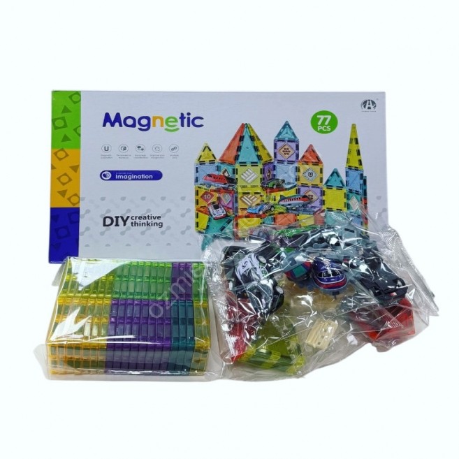 77 parça magnetic blok otopark set oyd 1302