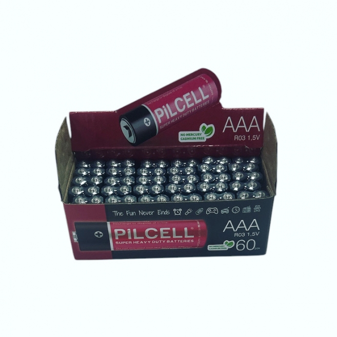 Pilcell ince kumanda pili 60 adet