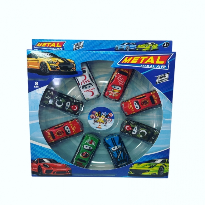 8 Li metal araba mavi kutu brn 0503