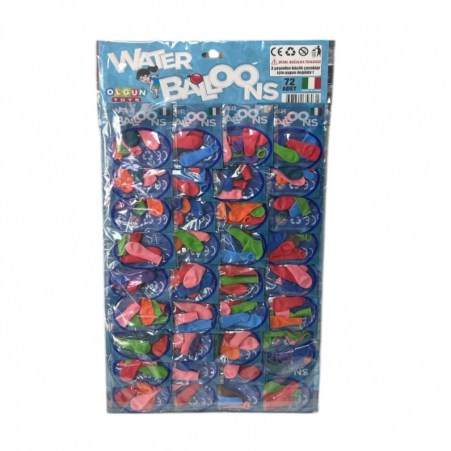 Su balonu 72 li olg / adet fiyatı 2.5₺