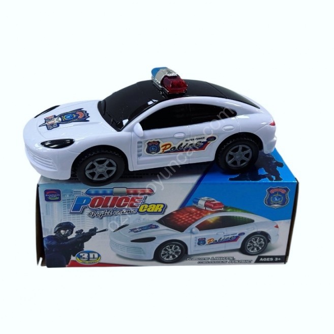 Pilli çarpdön 3D polis araba dln 5058