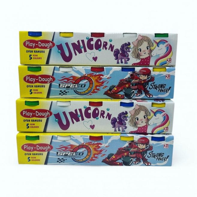 5 renk oyun hamuru ern 025