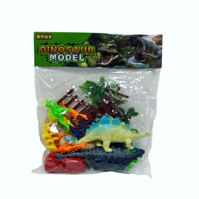 Pvc çitli dinozor seti özm 525-4