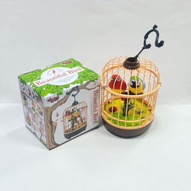 Kafeste 2 li sesli kuş vrd 518-2