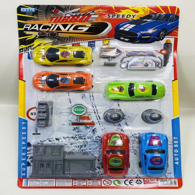 Spor arabalar benzinlik seti ket-275