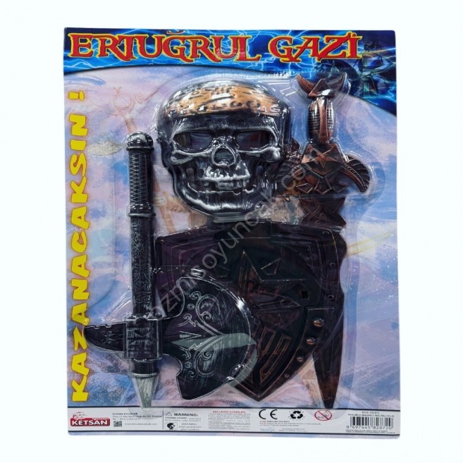 Ertuğrul gazi maskeli baltalı kılıç set ks 872